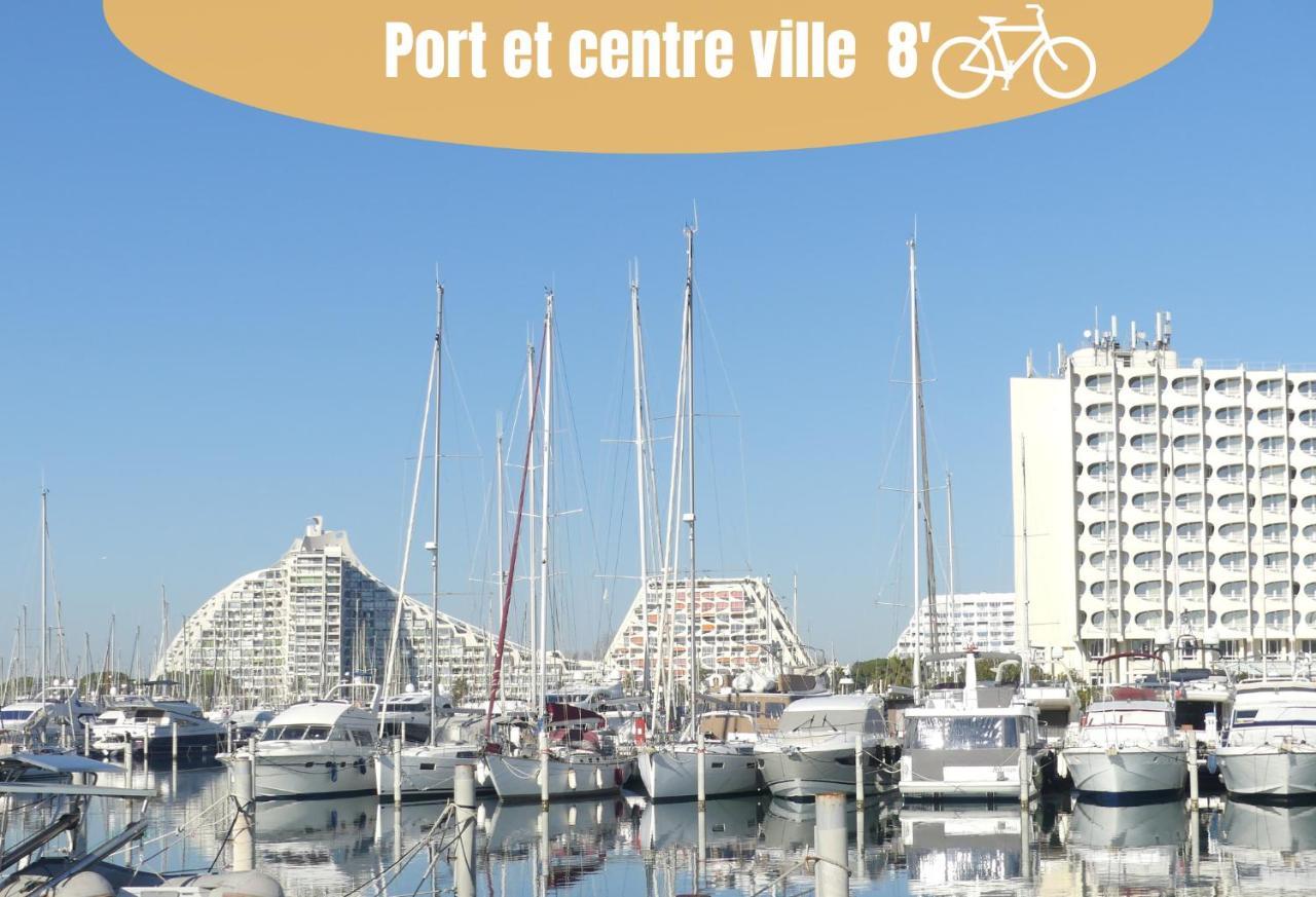 La Casita - Studio Confort Avec Terrasse Et Parking Prive- La Grande Motte, Montpellier Kültér fotó