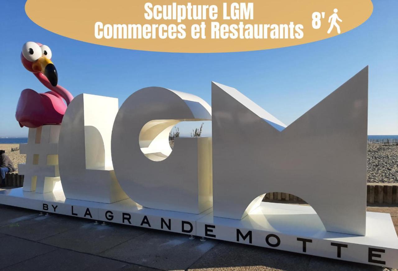 La Casita - Studio Confort Avec Terrasse Et Parking Prive- La Grande Motte, Montpellier Kültér fotó